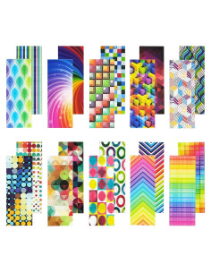 Marcadores de Libros GOLF 160 Piezas Laminados Multicolor