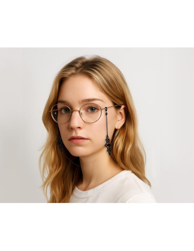 Cadena de Gafas Gótica DS. DISTINCTIVE STYLE 2 Pzs Halloween
