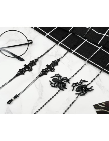 Cadena de Gafas Gótica DS. DISTINCTIVE STYLE 2 Pzs Halloween