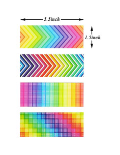 Marcadores de Libros GOLF 160 Piezas Laminados Multicolor 2