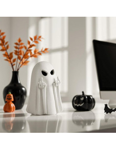Figurita de Fantasma de Halloween UNDWXFS - Estatua de Resina 8.6 cm 2