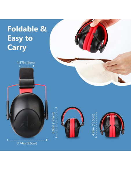 Auriculares ProCase para Niños con Cancelación de Ruido - Negro