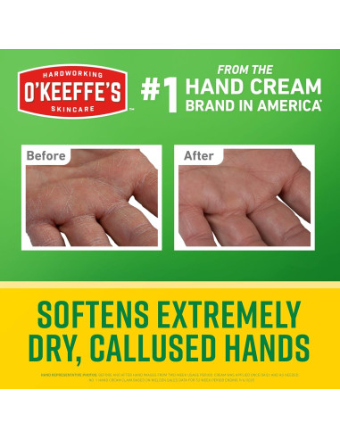 Crema de Manos O'Keeffe's Renovación Intensa 90g - Hidratación Rápida