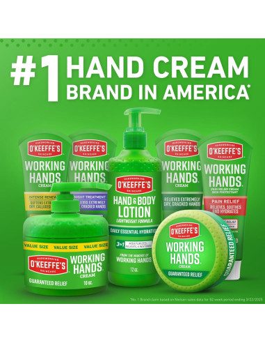 Crema de Manos O'Keeffe's Renovación Intensa 90g - Hidratación Rápida