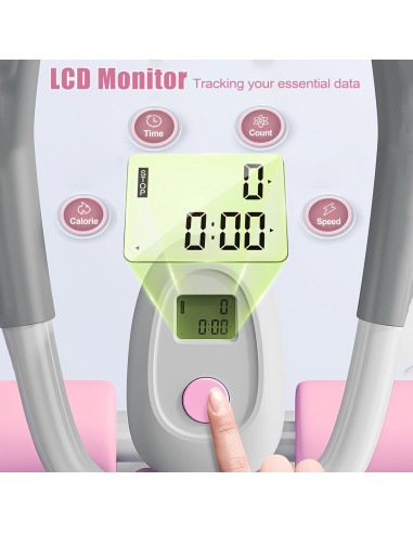 Máquina Multifuncional Abdominal EPHESPORT EP-AB Plegable Rosa