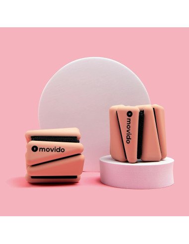 Pesas de Muñeca y Tobillo Movido 0.45 kg Ajustables Rosa
