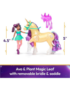 Academia Unicornio Spin Master - Ava y Hoja Mágica con Luz 2