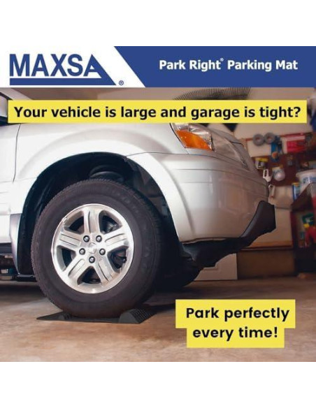 Alfombrilla de Estacionamiento Maxsa Park Right 54.6x28cm Negra