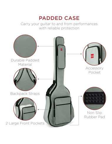 Guitarra Bajo Eléctrico Acústico 4 Cuerdas Natural Envejecido