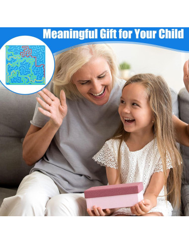 Tablero Sensorial Doble Cara Faqeaia Azul para Niños 3-10 Años