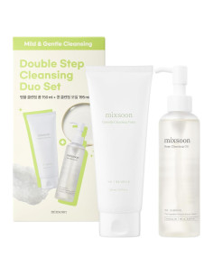 Set de Doble Limpieza Mixsoon - Espuma Centella 150ml + Aceite Frijol 195ml