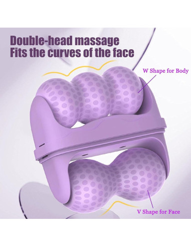 Rodillo de Hielo Facial KERYALELA 2 en 1 para Mujeres