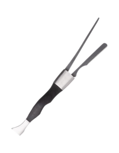 Herramienta Savinelli Pipe Companion 3 en 1 - Tamper, Pua y Cuchara