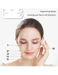 5 Máscaras Faciales en V Permotary - Reducción Doble Barbilla 2