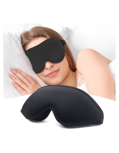 Máscara de Ojos 3D para Dormir eue, Bloqueo Completo de Luz