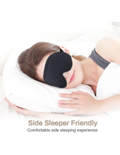 Máscara de Ojos 3D para Dormir eue, Bloqueo Completo de Luz 2