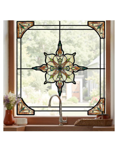 Calcomanía de Ventana ADD.HERES 30x40 cm Luz Estrellada Ámbar