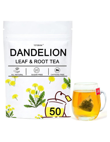 Té Herbal Detox TZTZBOM Diente de León 50 Bolsas 100g