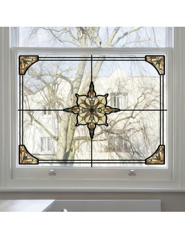 Calcomanía de Ventana ADD.HERES 30x40 cm Luz Estrellada Ámbar