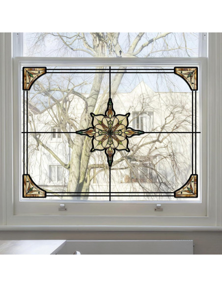 Calcomanía de Ventana ADD.HERES 30x40 cm Luz Estrellada Ámbar