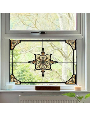 Calcomanía de Ventana ADD.HERES 30x40 cm Luz Estrellada Ámbar