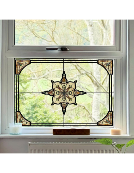 Calcomanía de Ventana ADD.HERES 30x40 cm Luz Estrellada Ámbar