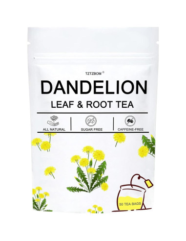 Té Herbal Detox TZTZBOM Diente de León 50 Bolsas 100g