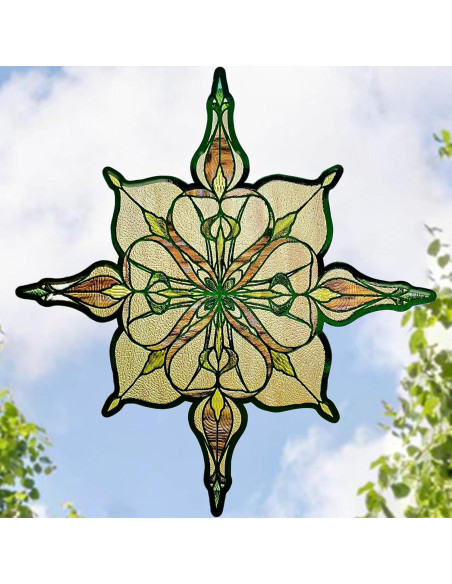 Calcomanía de Ventana ADD.HERES 30x40 cm Luz Estrellada Ámbar