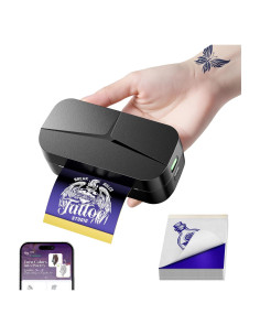 Impresora de Tatuajes TATTMUSE TP32 Mini con 30 Papeles