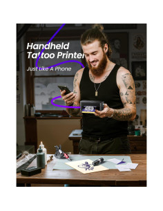 Impresora de Tatuajes TATTMUSE TP32 Mini con 30 Papeles 2