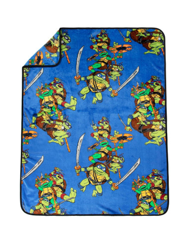 Set de Manta y Almohada Peluche Jay Franco Tortugas Ninja