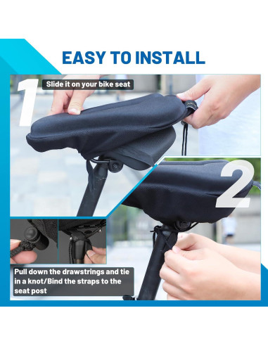 Funda de Asiento de Bicicleta APECYC con Almohadilla de Gel