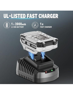 Desmalezadora Inalámbrica ALDIPRO 21V 30.48 cm Batería 2.0Ah 2