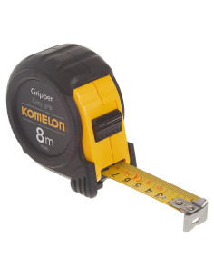 Cinta Métrica Komelon PG85 8m x 25mm con Agarre Ergonómico