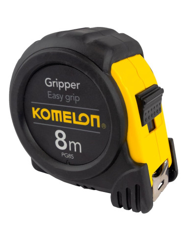 Cinta Métrica Komelon PG85 8m x 25mm con Agarre Ergonómico
