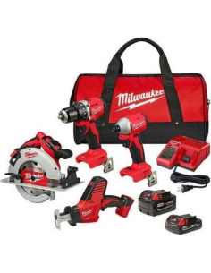 Kit de Herramientas Milwaukee 3693-24Cx - 4 Piezas, 16.7 kg 2