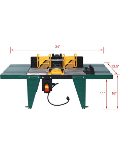 Mesa de Router Profesional Sun Koery Verde 6.35 kg con Seguridad 2