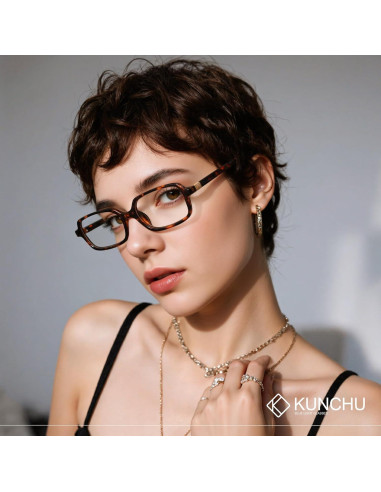 Gafas de Luz Azul para Mujer - Protección UV y Estilo Cuadrado