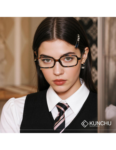 Gafas de Luz Azul para Mujer - Protección UV y Estilo Cuadrado