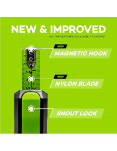 Cinta Métrica Retráctil GatorTape 2.0 5m Precisión Clase 1 2