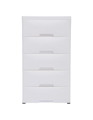 Armario Blanco ZUANYAN 5 Cajones Torre de Almacenamiento