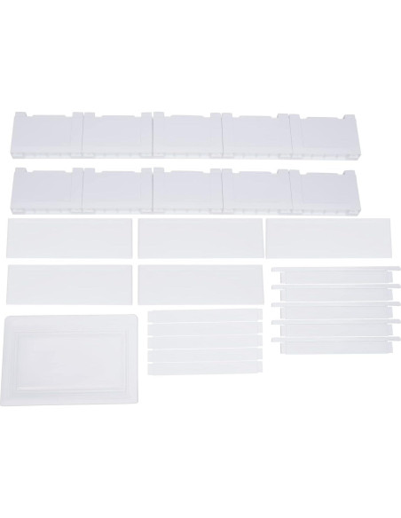 Armario Blanco ZUANYAN 5 Cajones Torre de Almacenamiento