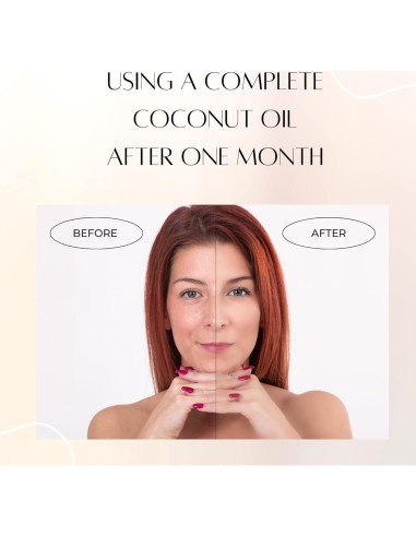 Aceite de Coco Natural THE PURE SPLASH 60ml - Hidratación Piel y Cabello