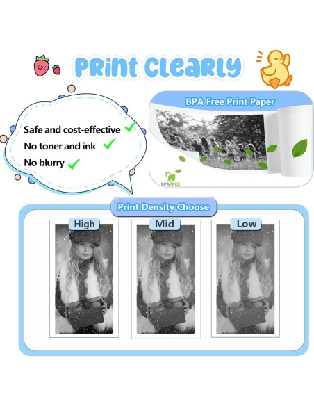 Cámara Instantánea Joytrip D103 Azul para Niños 3-12 Años