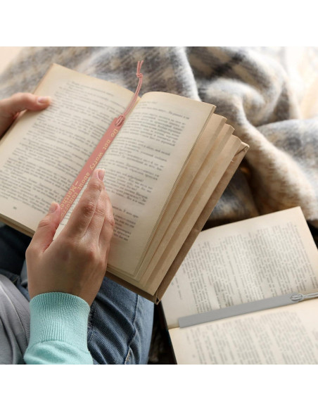 10 Marcadores de Cuero Skyygemm para Biblia - Pastel