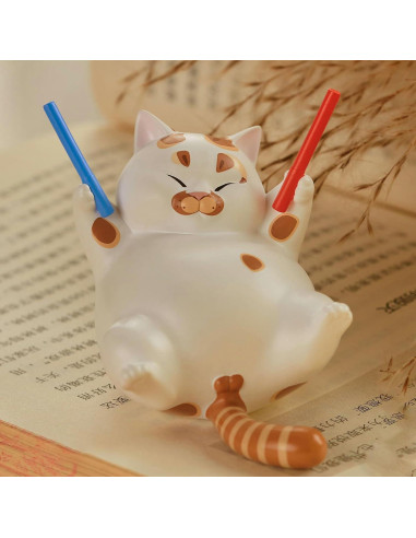 Set de 6 Figuras Coleccionables LouLou Cerdo Gato Serie-2