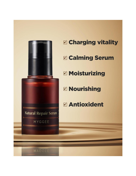 Suero Hidratante Natural Hyggee con Ginseng 30 ml - Antioxidante