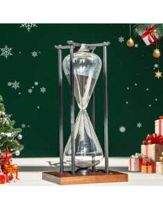 Temporizador de Arena Lmzxmcy Negro 60 Minutos Decorativo 2