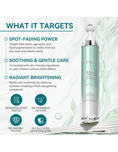 Removedor de Manchas Oscuras UFEEK con Bola de Masaje 360