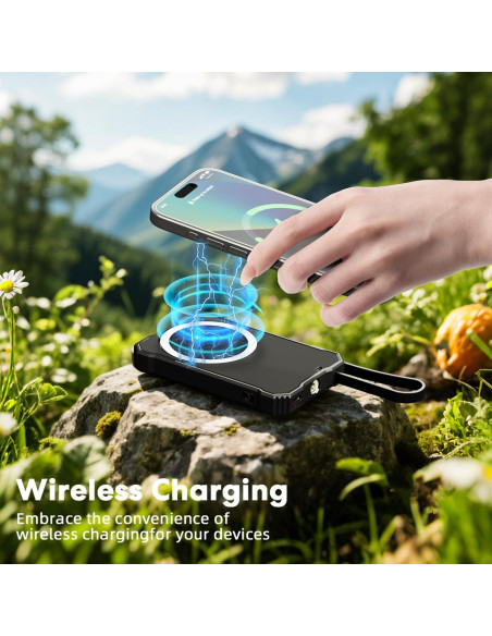 Banco de Energía Solar 5000mAh SOLUPUP Carga Rápida IPX5